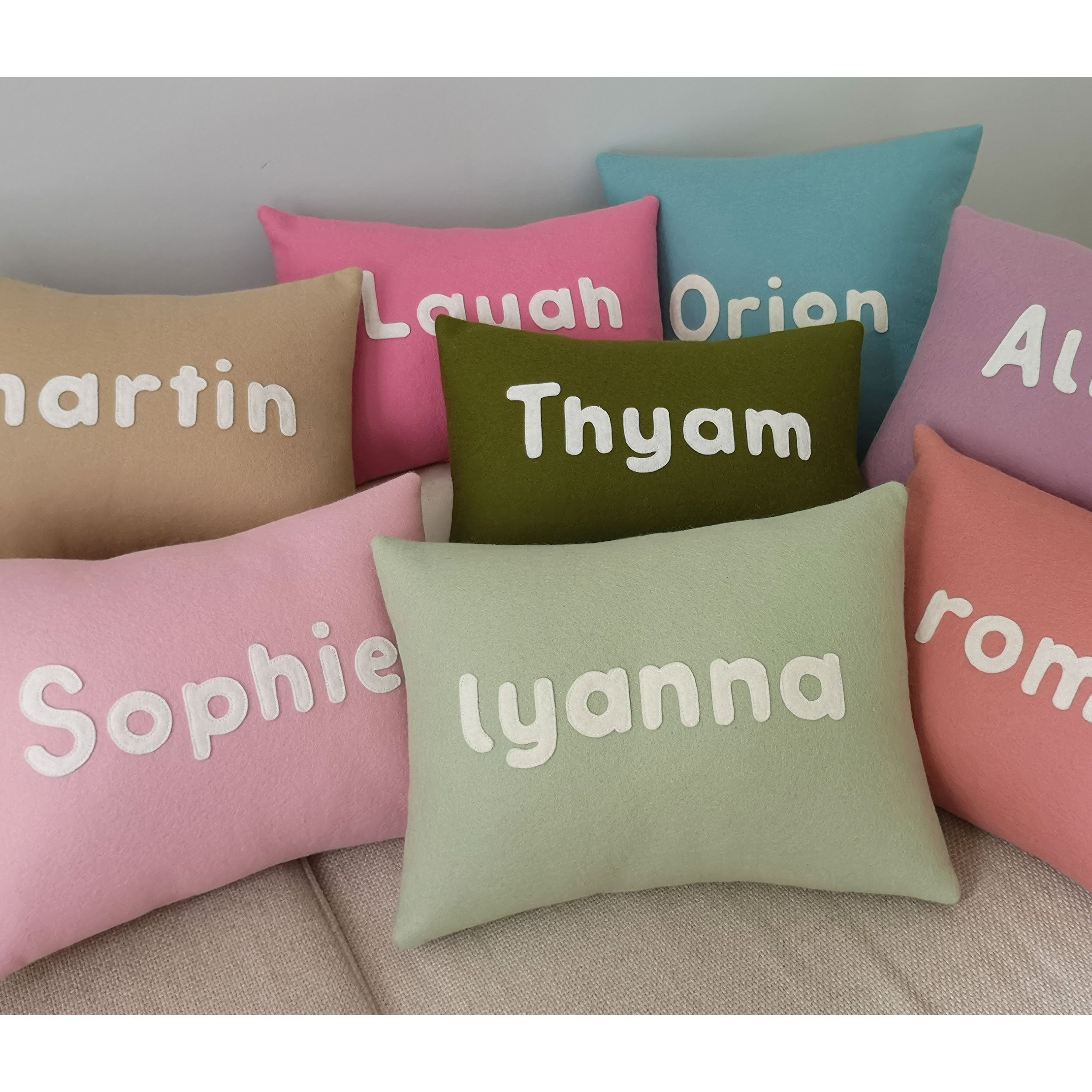 Personalised cushion with name hotsell