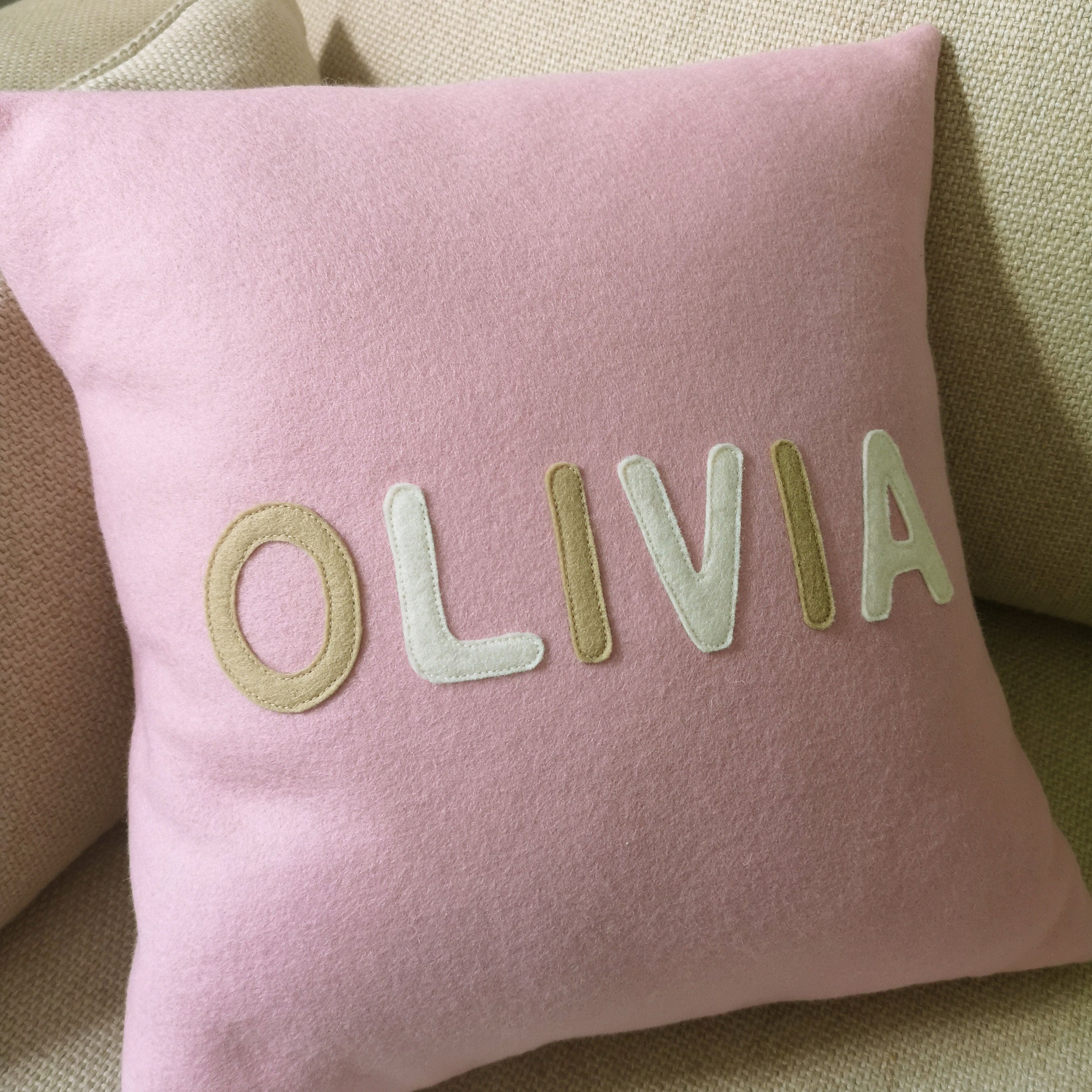 Personalised letter cushions best sale